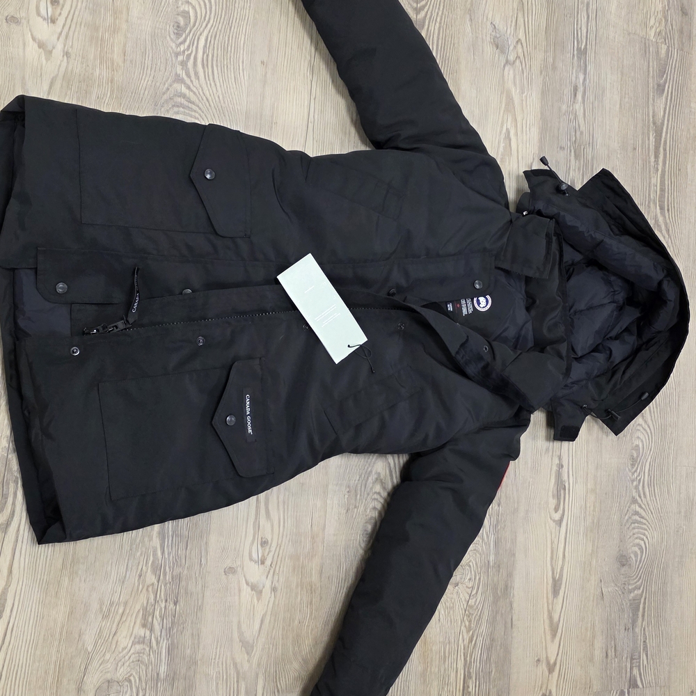 Women's Black Parka Coat